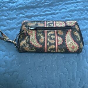 MaggiB Paisley Patterned Wristlet